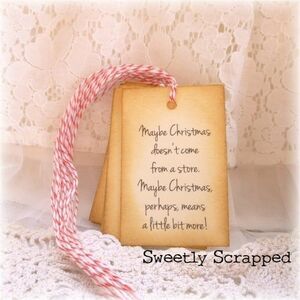 Maybe Christmas Tags, Grinch